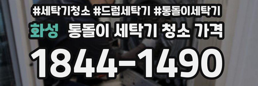 화성 통돌이 세탁기 청소 가격
