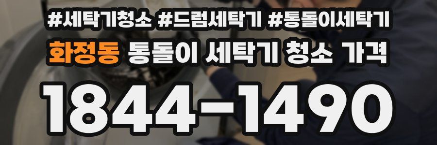 화정동 통돌이 세탁기 청소 가격