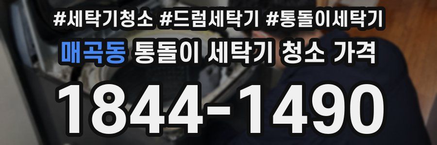 매곡동 통돌이 세탁기 청소 가격