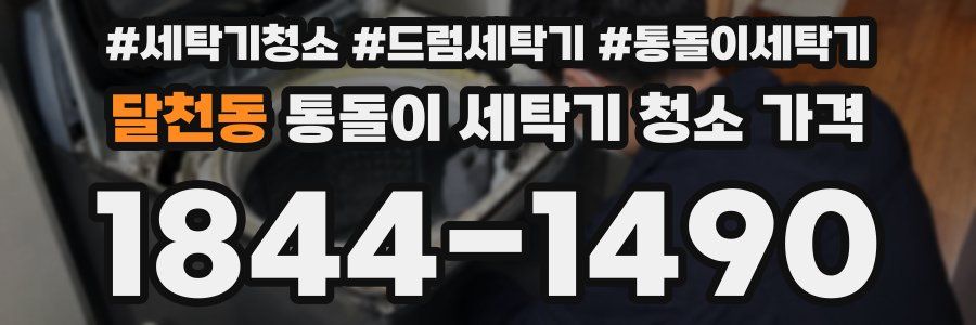달천동 통돌이 세탁기 청소 가격
