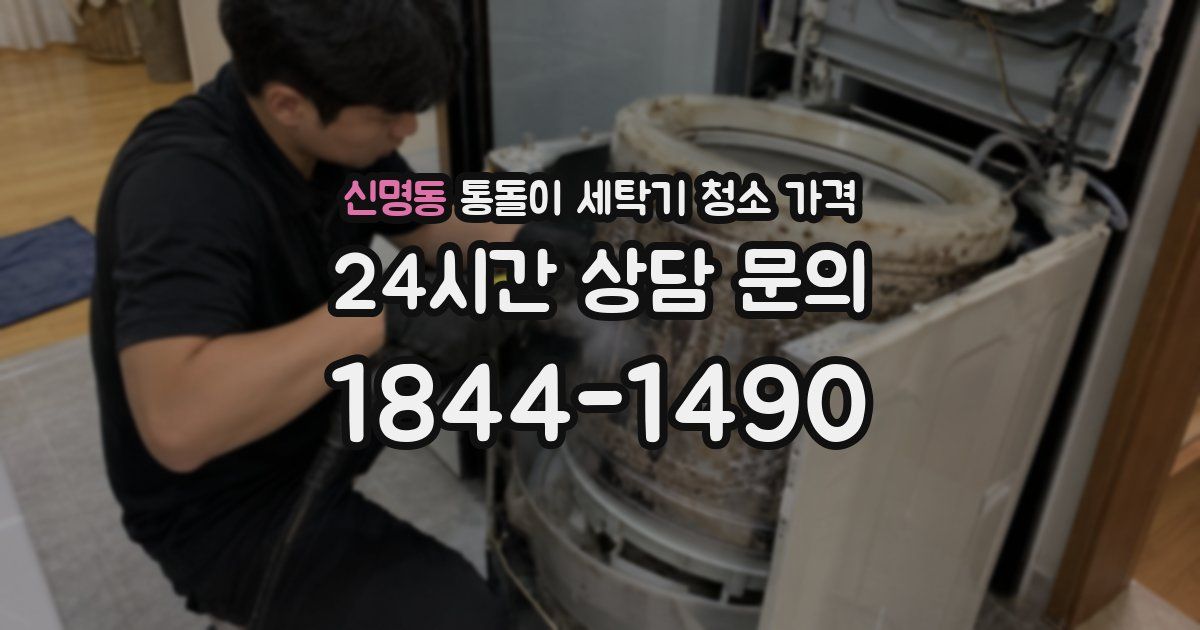 신명동 통돌이 세탁기 청소 가격