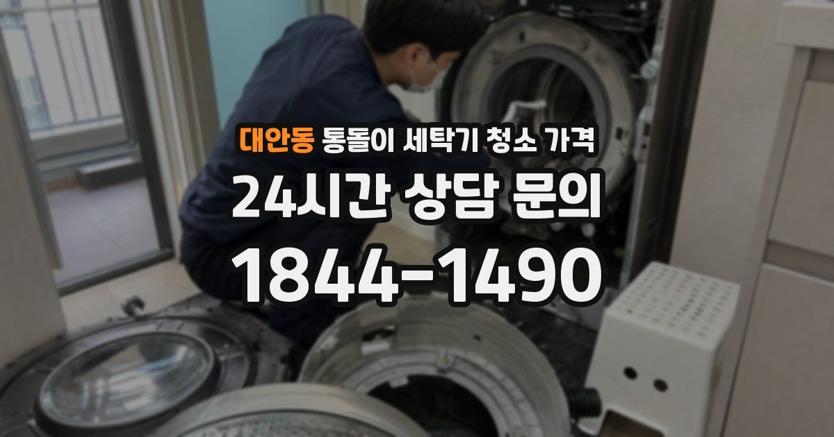 대안동 통돌이 세탁기 청소 가격
