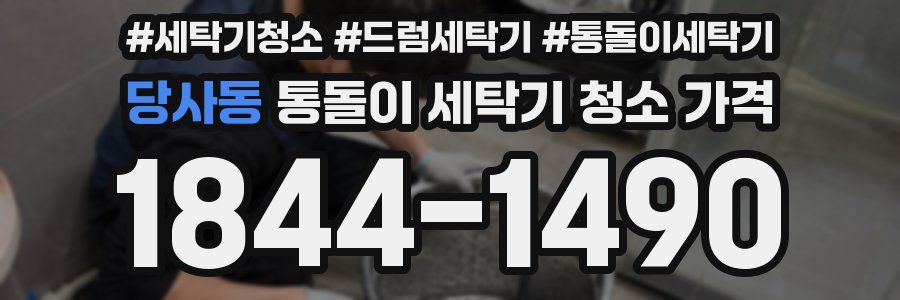 당사동 통돌이 세탁기 청소 가격