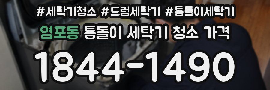 염포동 통돌이 세탁기 청소 가격