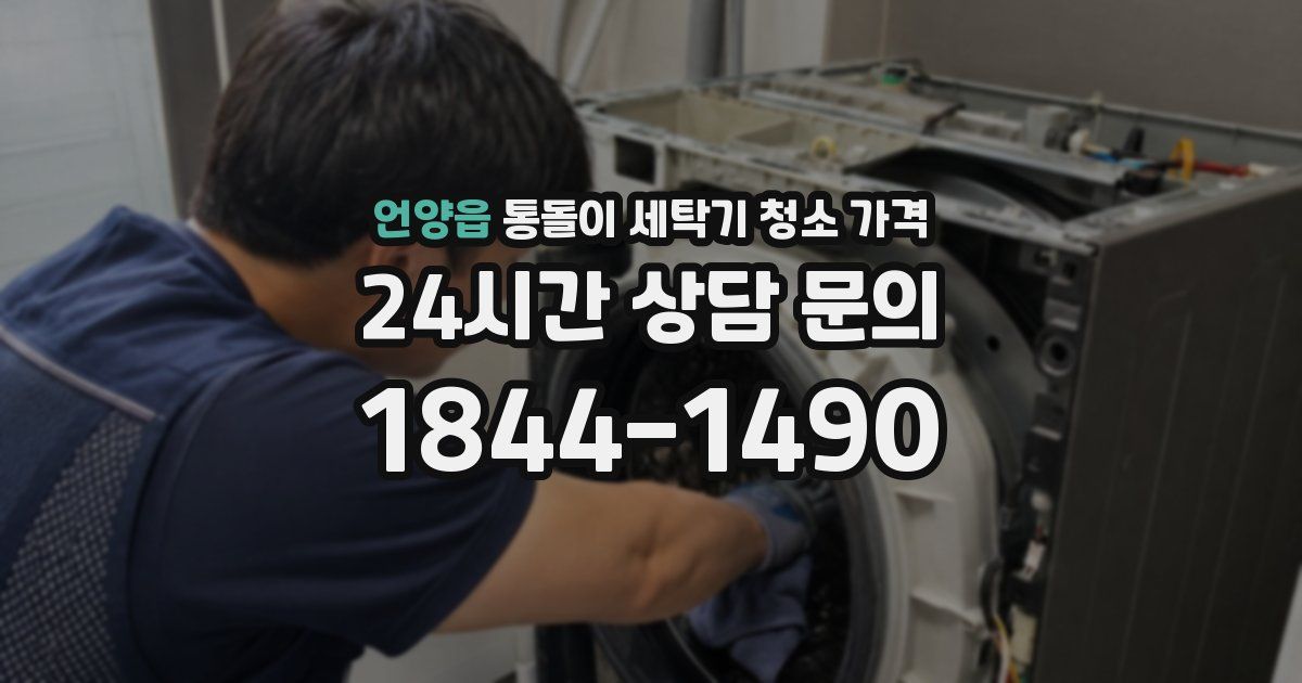 언양읍 통돌이 세탁기 청소 가격