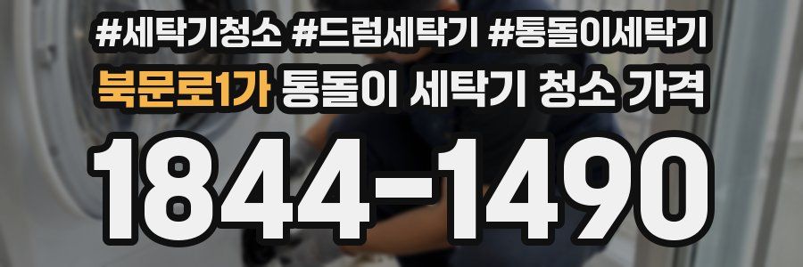 북문로1가 통돌이 세탁기 청소 가격