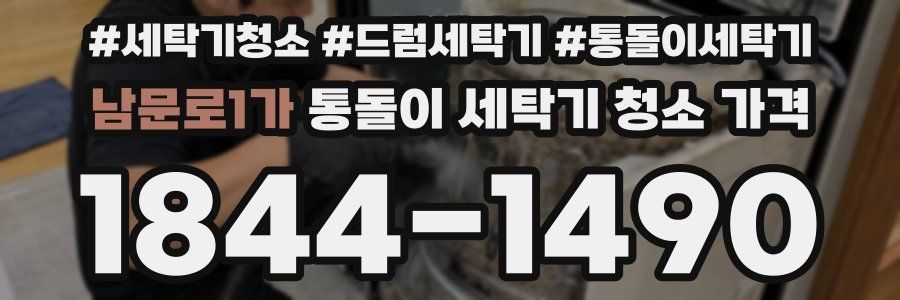 남문로1가 통돌이 세탁기 청소 가격