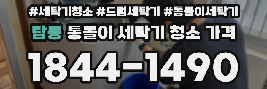 탑동 통돌이 세탁기 청소 가격