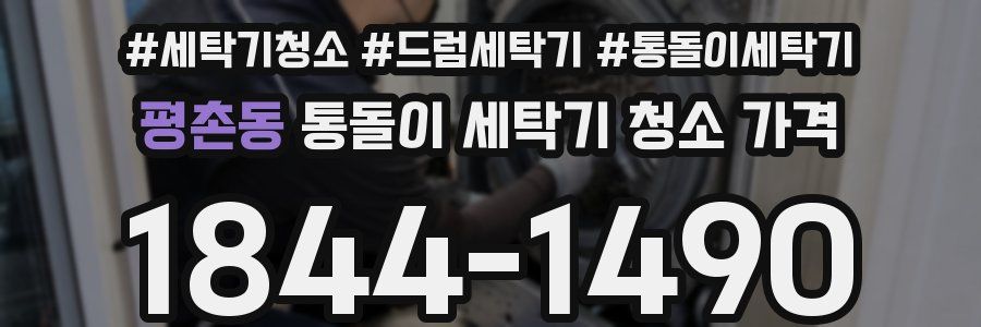 평촌동 통돌이 세탁기 청소 가격