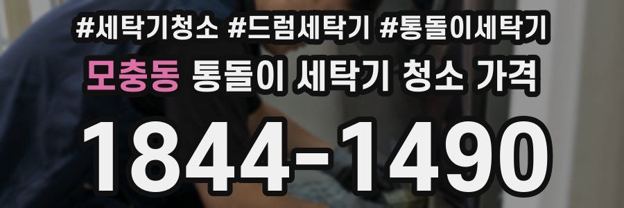 모충동 통돌이 세탁기 청소 가격