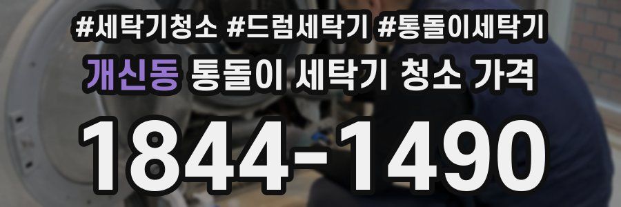 개신동 통돌이 세탁기 청소 가격