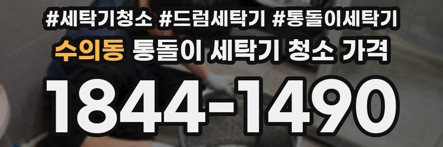 수의동 통돌이 세탁기 청소 가격