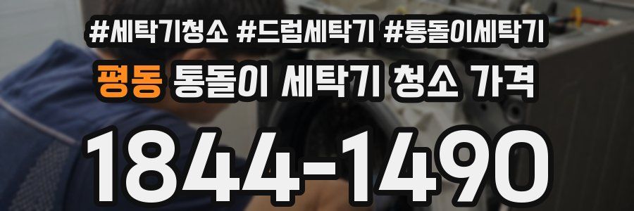 평동 통돌이 세탁기 청소 가격