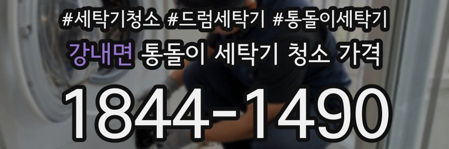 강내면 통돌이 세탁기 청소 가격