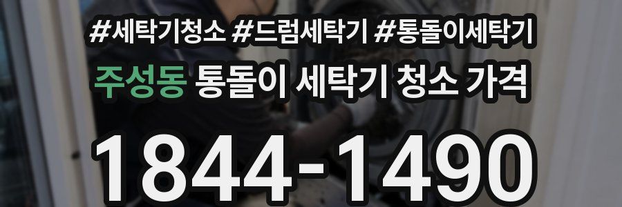 주성동 통돌이 세탁기 청소 가격