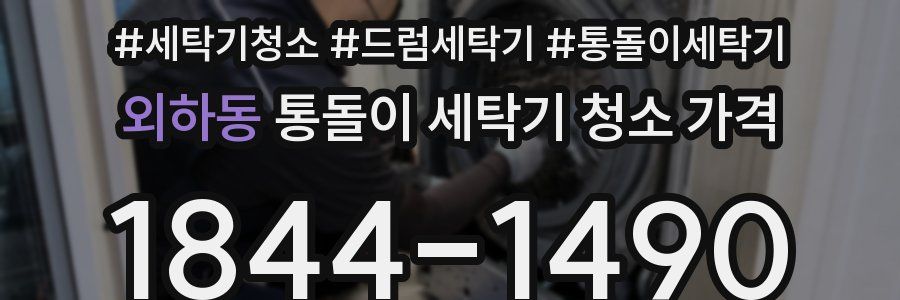 외하동 통돌이 세탁기 청소 가격