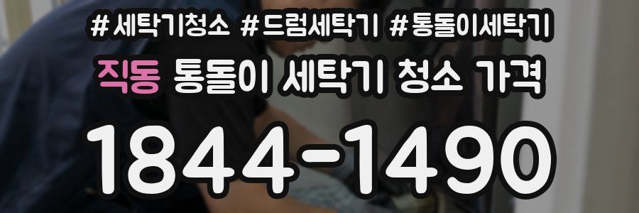 직동 통돌이 세탁기 청소 가격