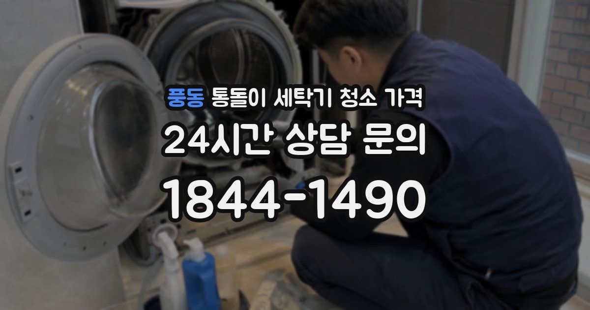 풍동 통돌이 세탁기 청소 가격