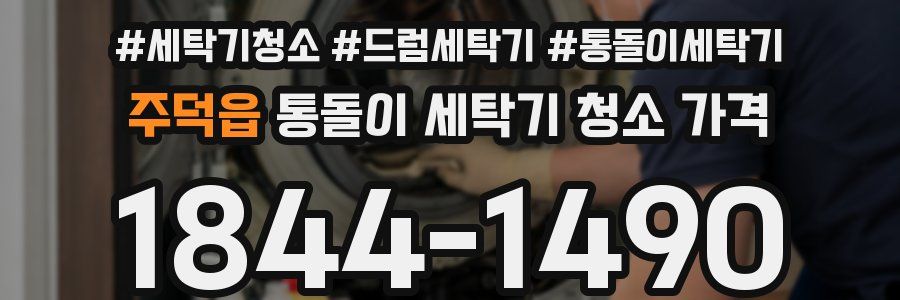 주덕읍 통돌이 세탁기 청소 가격
