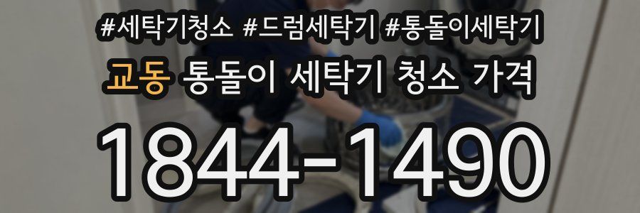 교동 통돌이 세탁기 청소 가격