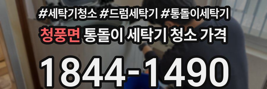 청풍면 통돌이 세탁기 청소 가격