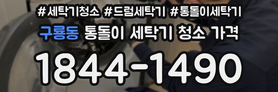 구룡동 통돌이 세탁기 청소 가격