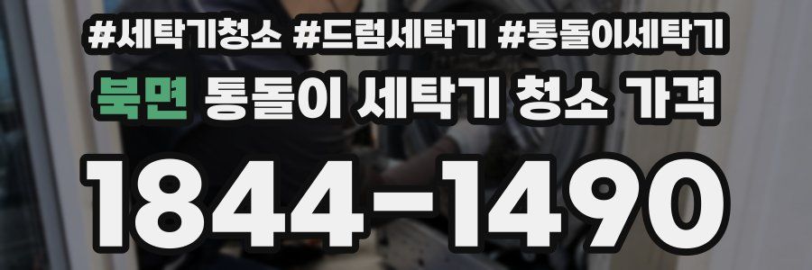 북면 통돌이 세탁기 청소 가격