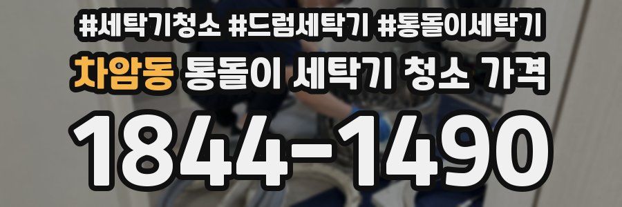 차암동 통돌이 세탁기 청소 가격