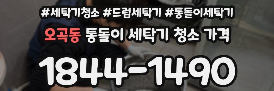 오곡동 통돌이 세탁기 청소 가격
