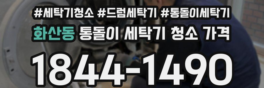 화산동 통돌이 세탁기 청소 가격