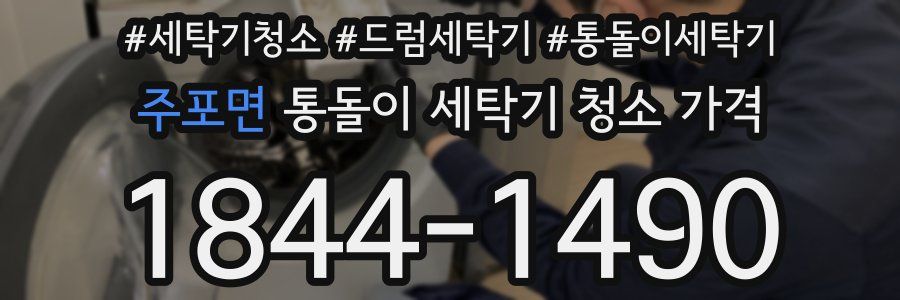 주포면 통돌이 세탁기 청소 가격