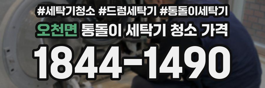 오천면 통돌이 세탁기 청소 가격