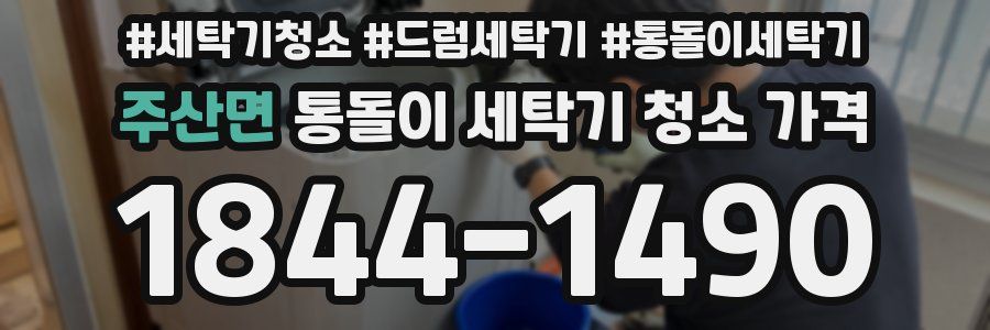 주산면 통돌이 세탁기 청소 가격