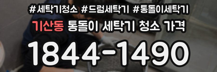 기산동 통돌이 세탁기 청소 가격