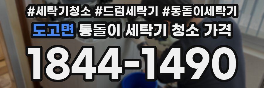 도고면 통돌이 세탁기 청소 가격