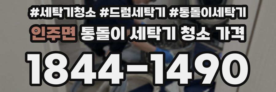 인주면 통돌이 세탁기 청소 가격
