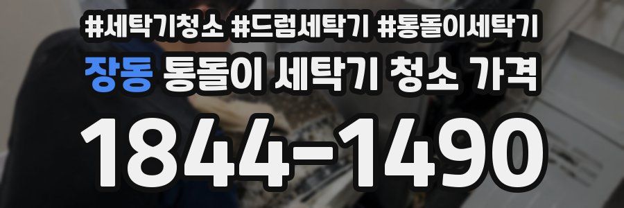 장동 통돌이 세탁기 청소 가격