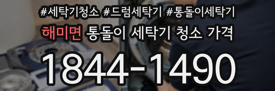 해미면 통돌이 세탁기 청소 가격