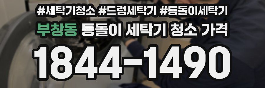 부창동 통돌이 세탁기 청소 가격