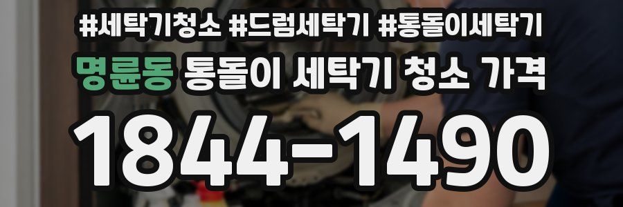 명륜동 통돌이 세탁기 청소 가격