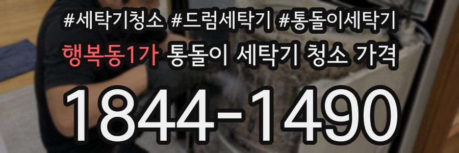 행복동1가 통돌이 세탁기 청소 가격