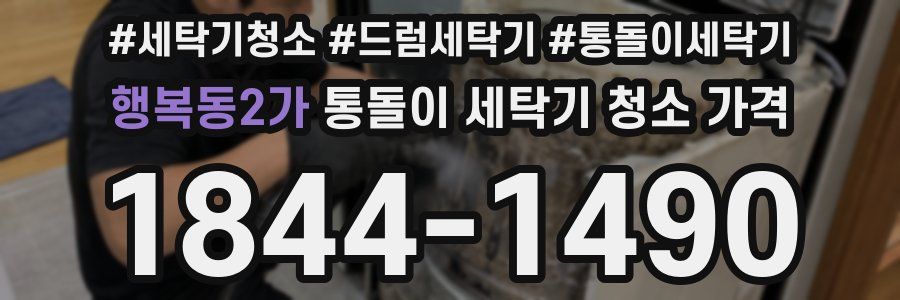 행복동2가 통돌이 세탁기 청소 가격