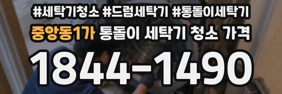 중앙동1가 통돌이 세탁기 청소 가격