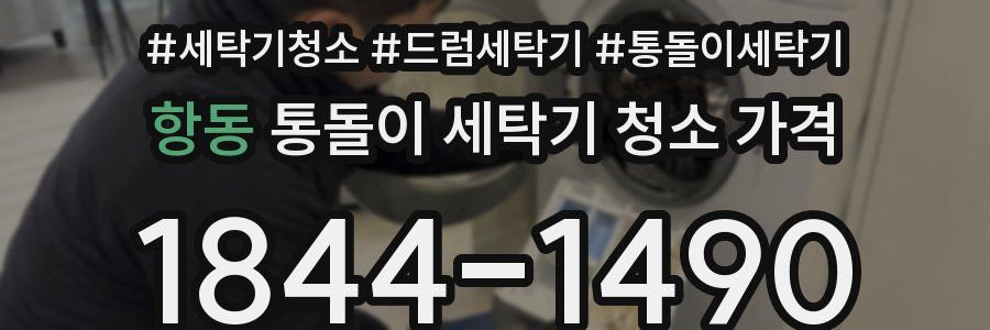 항동 통돌이 세탁기 청소 가격