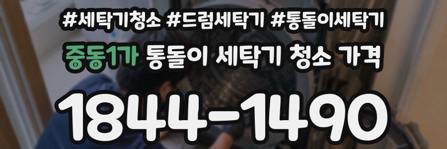 중동1가 통돌이 세탁기 청소 가격