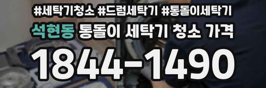 석현동 통돌이 세탁기 청소 가격