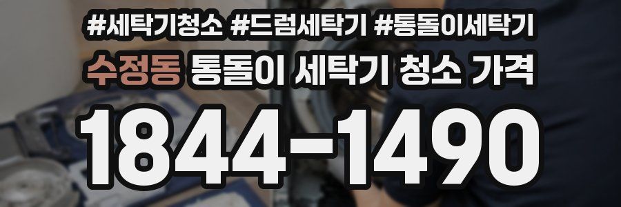 수정동 통돌이 세탁기 청소 가격