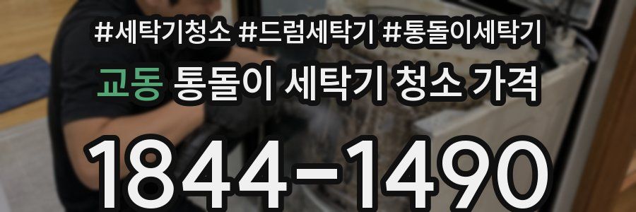 교동 통돌이 세탁기 청소 가격