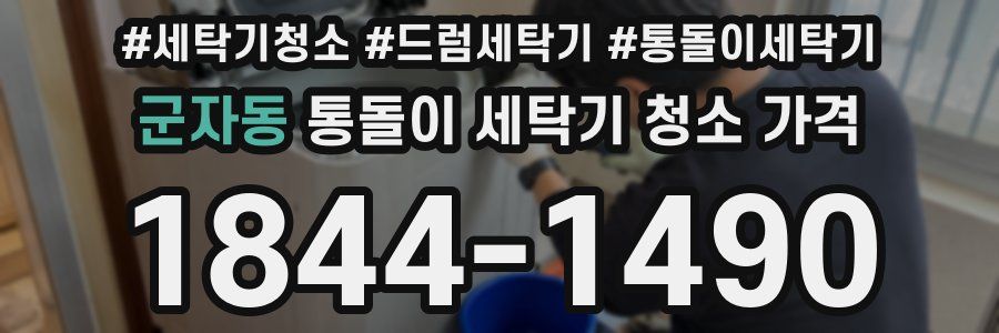 군자동 통돌이 세탁기 청소 가격