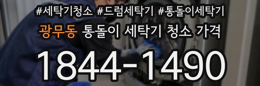 광무동 통돌이 세탁기 청소 가격